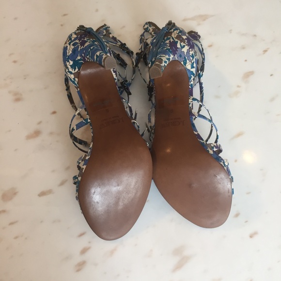 JCrew x Liberty of London strappy heels - Picture 3 of 5